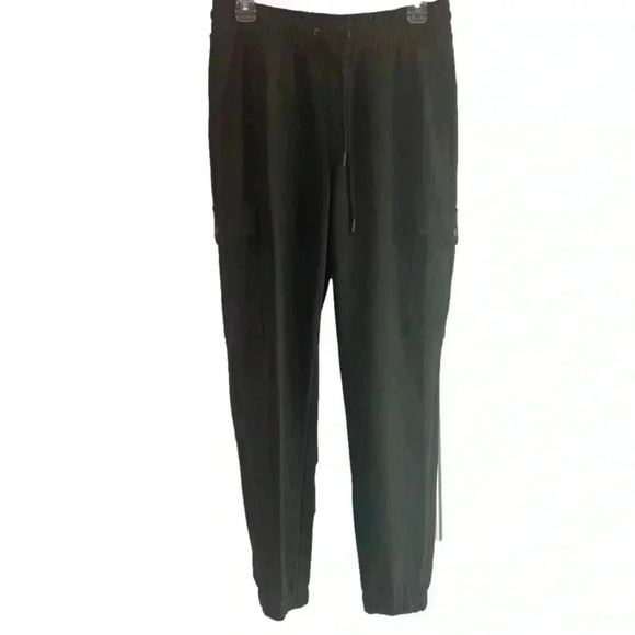 One5One Cargo Pants Hunter Green Pockets Lightweight EUC Size Medium - Picture 1 of 3